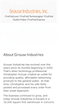 Mobile Screenshot of grouseindustries.com